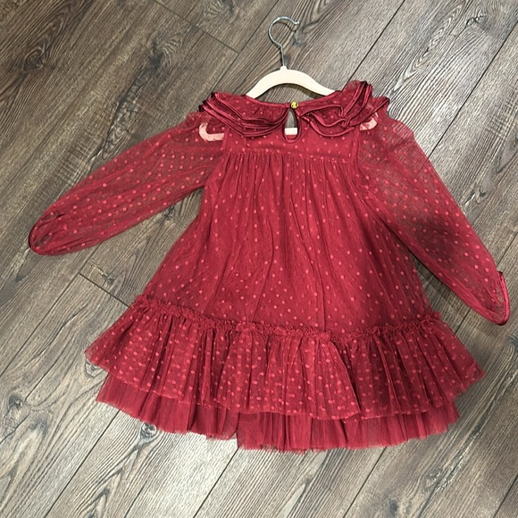 Angel Face kids Red Dress 4-5Y - Picture 3 of 3